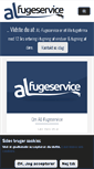 Mobile Screenshot of al-fugeservice.dk